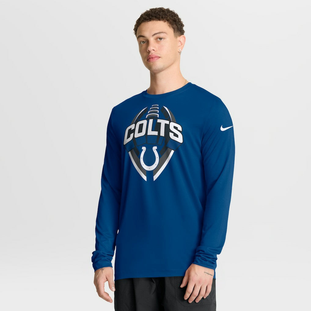 Indianapolis Colts Primetime Legend Icon Performance Long Sleeve T-Shirt - Royal - Nike