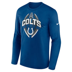 Indianapolis Colts Primetime Legend Icon Performance Long Sleeve T-Shirt - Royal - Nike
