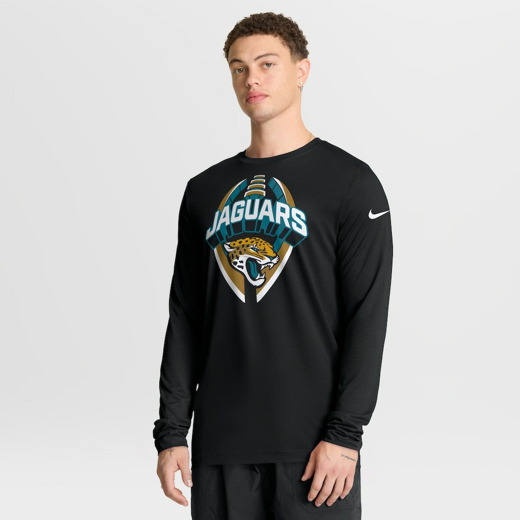 Jacksonville Jaguars Primetime Legend Icon Performance Long Sleeve T-Shirt - Black - Nike
