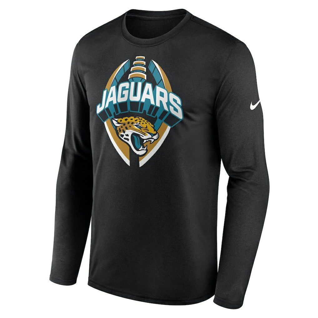 Jacksonville Jaguars Primetime Legend Icon Performance Long Sleeve T-Shirt - Black - Nike