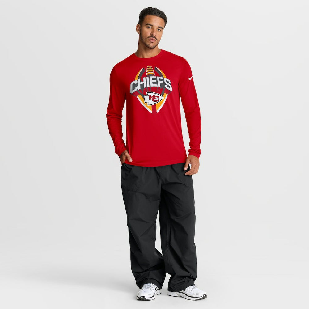 Kansas City Chiefs Primetime Legend Icon Performance Long Sleeve T-Shirt - Red - Nike