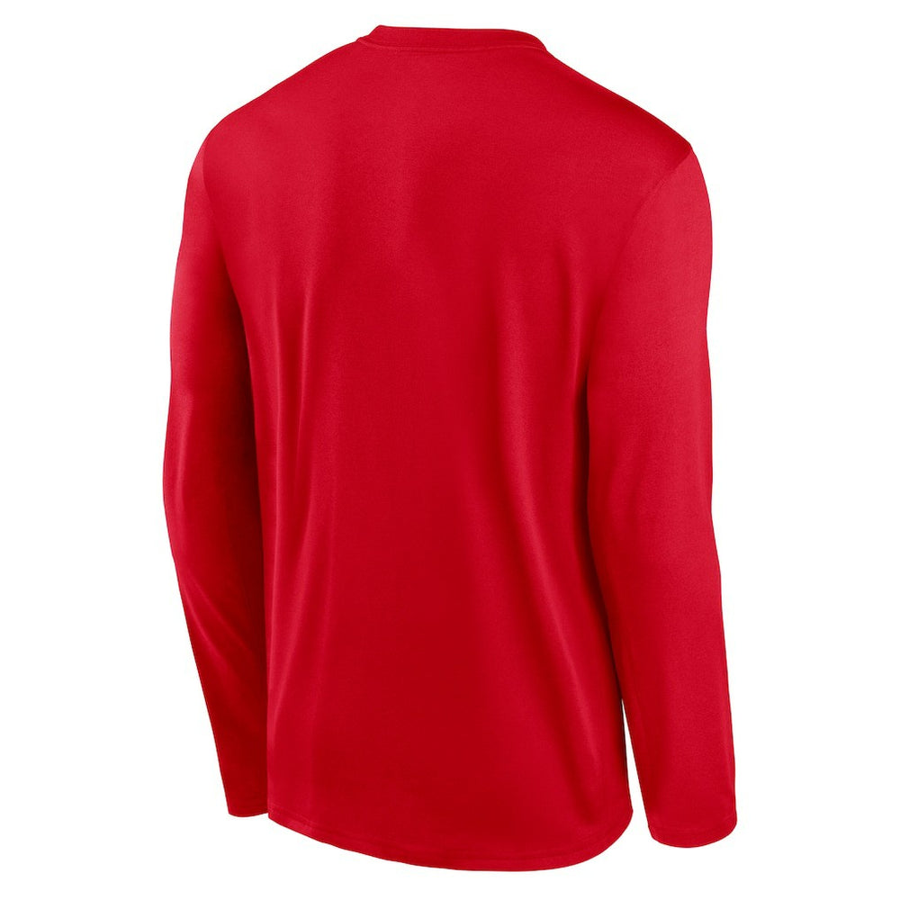 Kansas City Chiefs Primetime Legend Icon Performance Long Sleeve T-Shirt - Red - Nike