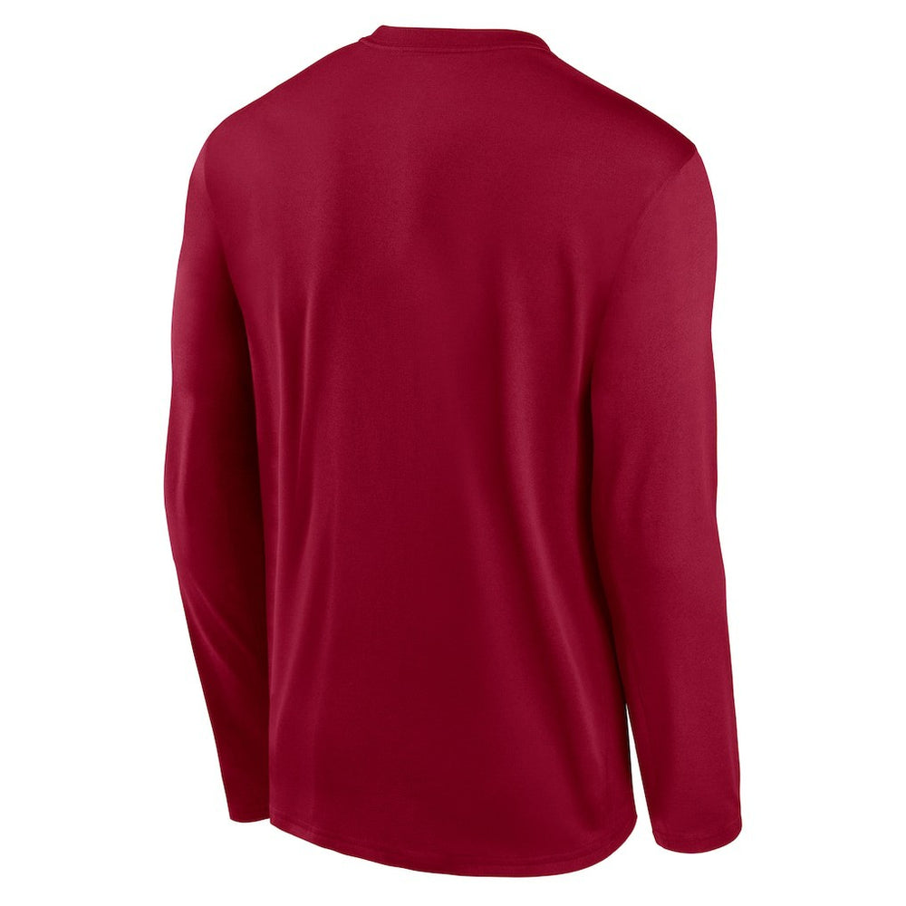 Washington Commanders Primetime Legend Icon Performance Long Sleeve T-Shirt - Burgundy - Nike