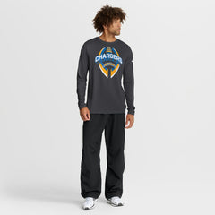 Los Angeles Chargers Primetime Legend Icon Performance Long Sleeve T-Shirt - Anthracite - Nike