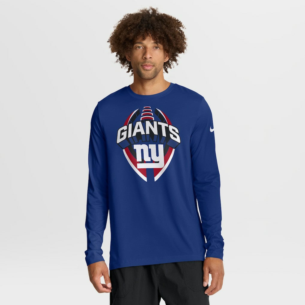 New York Giants Primetime Legend Icon Performance Long Sleeve T-Shirt - Royal - Nike