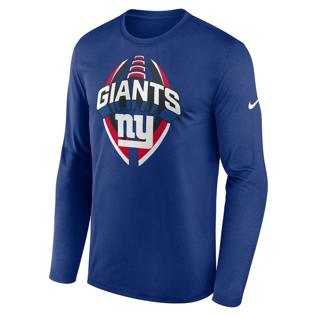 New York Giants Primetime Legend Icon Performance Long Sleeve T-Shirt - Royal - Nike