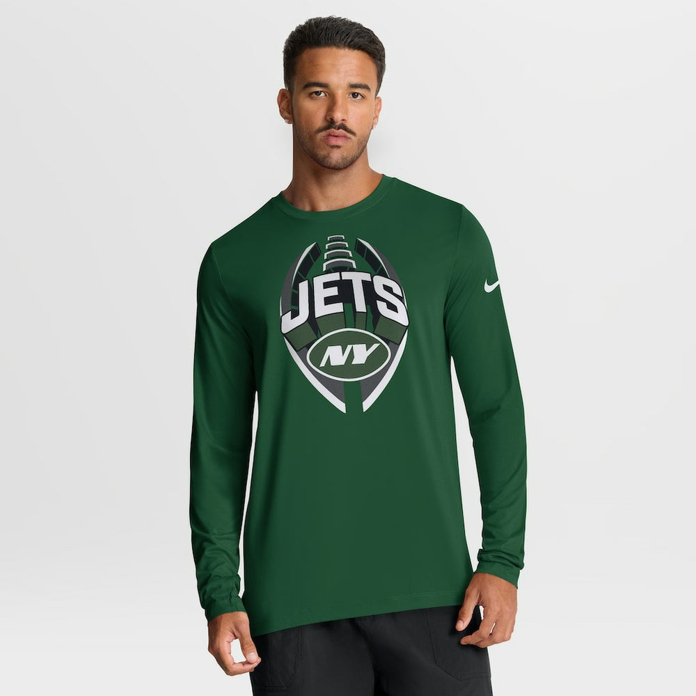 New York Jets Primetime Legend Icon Performance Long Sleeve T-Shirt - Green - Nike