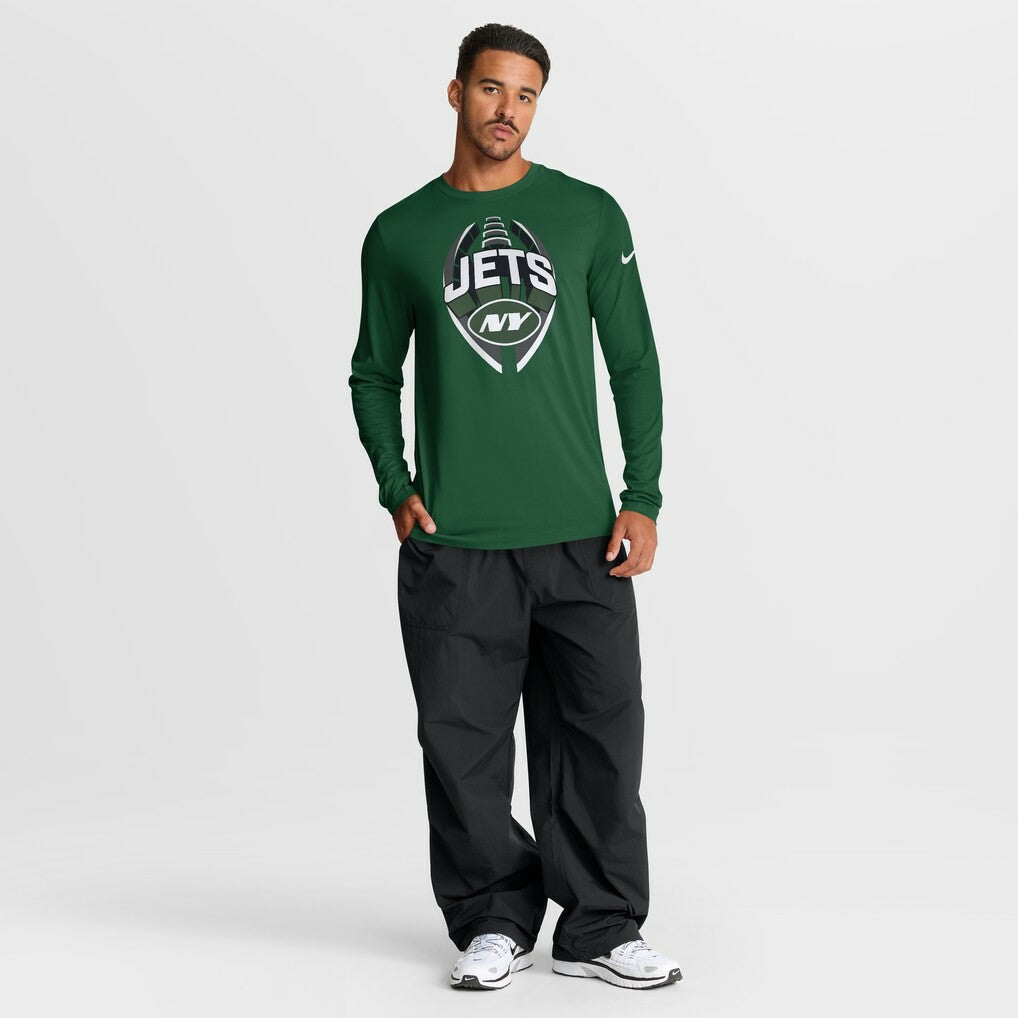 New York Jets Primetime Legend Icon Performance Long Sleeve T-Shirt - Green - Nike