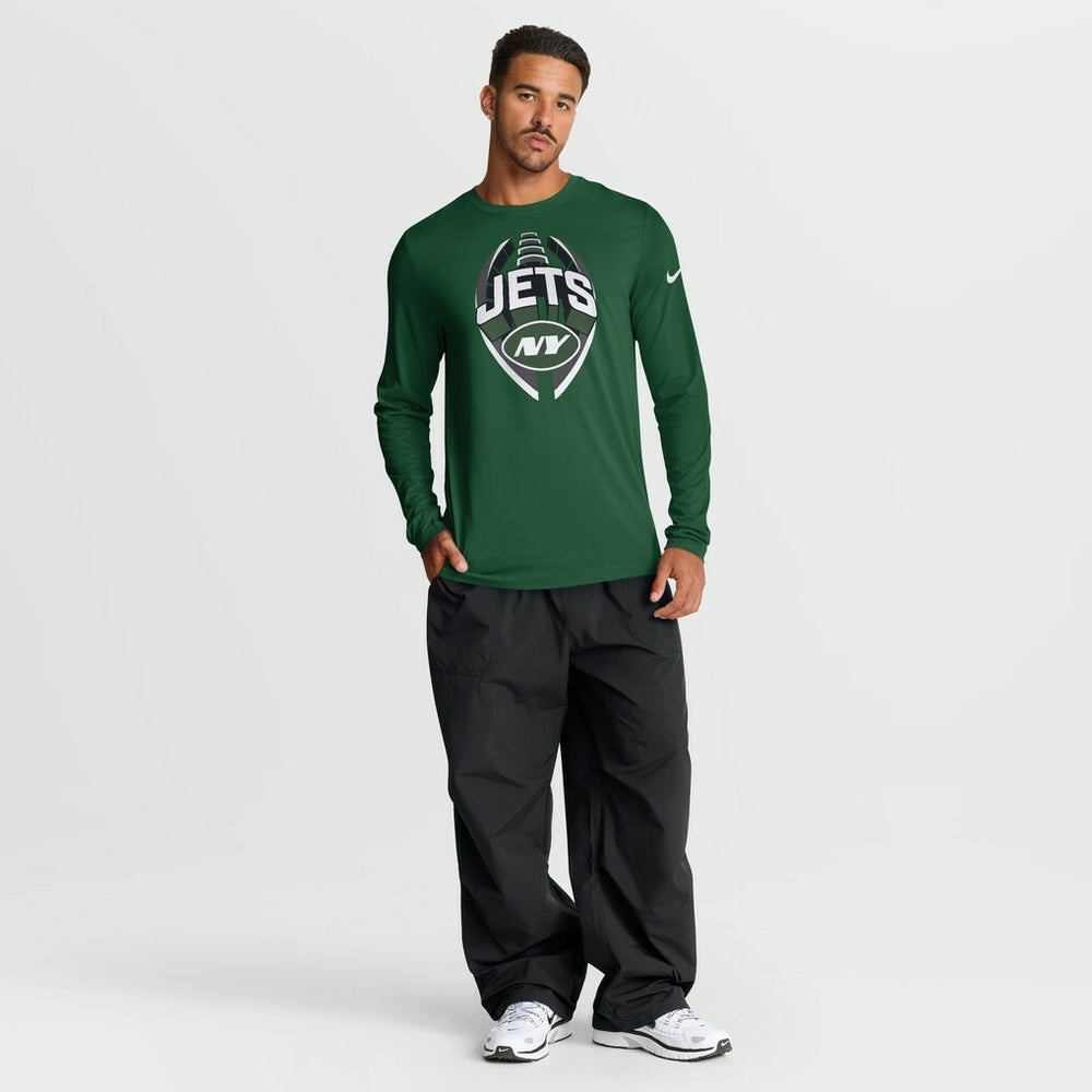 New York Jets Primetime Legend Icon Performance Long Sleeve T-Shirt - Green - Nike