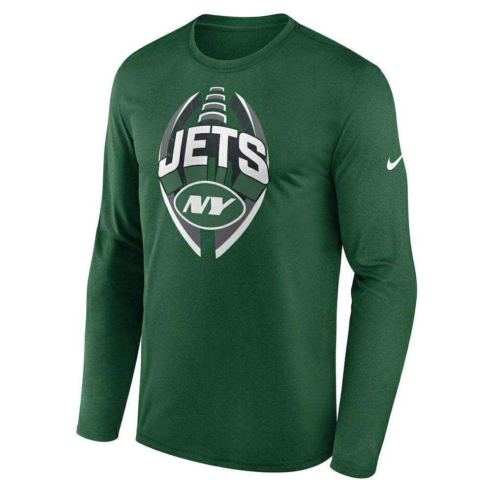 New York Jets Primetime Legend Icon Performance Long Sleeve T-Shirt - Green - Nike