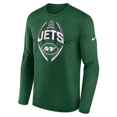 New York Jets Primetime Legend Icon Performance Long Sleeve T-Shirt - Green - Nike