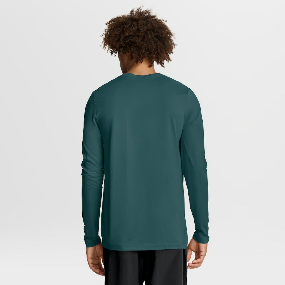 Philadelphia Eagles Primetime Legend Icon Performance Long Sleeve T-Shirt - Midnight Green - Nike
