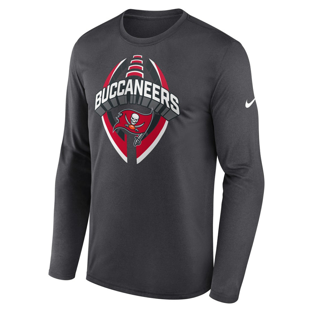 Tampa Bay Buccaneers Primetime Legend Icon Performance Long Sleeve T-Shirt - Anthracite - Nike