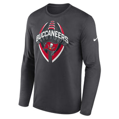 Tampa Bay Buccaneers Primetime Legend Icon Performance Long Sleeve T-Shirt - Anthracite - Nike