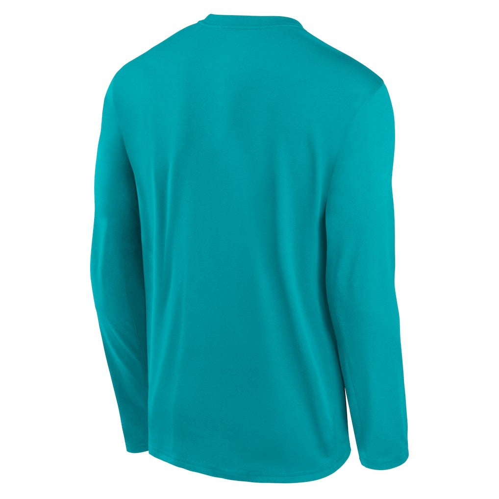 Miami Dolphins Primetime Legend Icon Performance Long Sleeve T-Shirt - Aqua - Nike