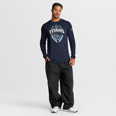 Tennessee Titans Primetime Legend Icon Performance Long Sleeve T-Shirt - Navy - Nike