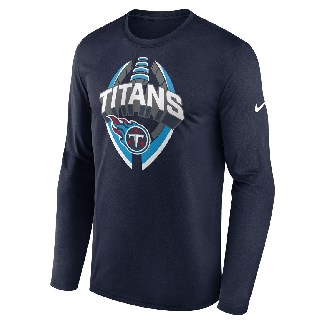 Tennessee Titans Primetime Legend Icon Performance Long Sleeve T-Shirt - Navy - Nike