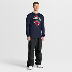 New England Patriots Primetime Legend Icon Performance Long Sleeve T-Shirt - Navy - Nike