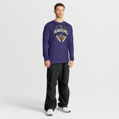 Baltimore Ravens Primetime Legend Icon Performance Long Sleeve T-Shirt - Purple - Nike