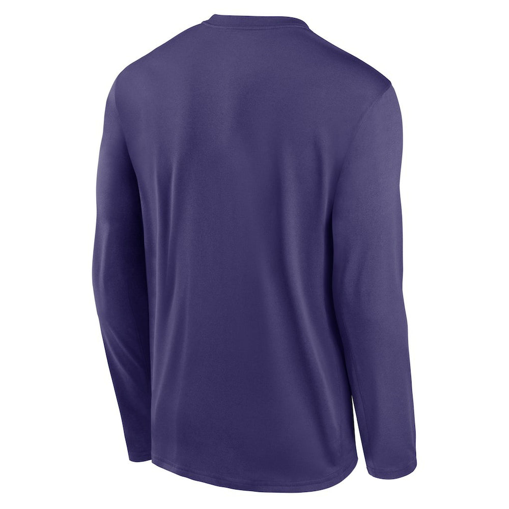 Baltimore Ravens Primetime Legend Icon Performance Long Sleeve T-Shirt - Purple - Nike