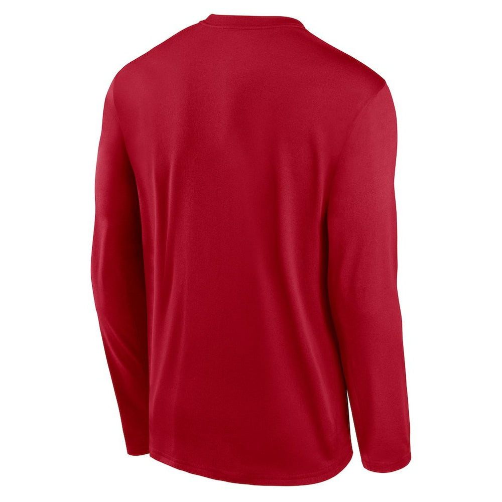 San Francisco 49ers Primetime Legend Icon Performance Long Sleeve T-Shirt - Scarlet - Nike
