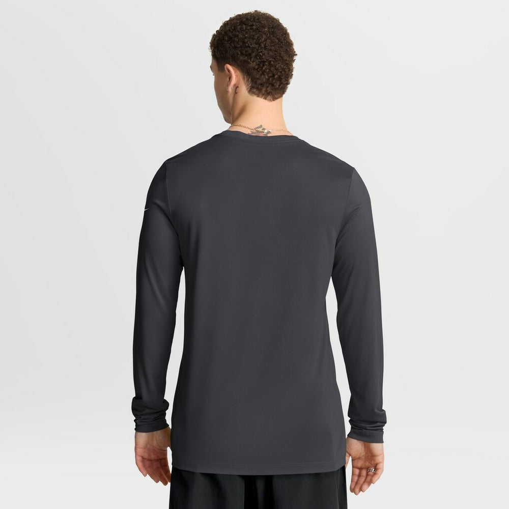 Chicago Bears Primetime Legend Icon Performance Long Sleeve T-Shirt - Anthracite - Nike