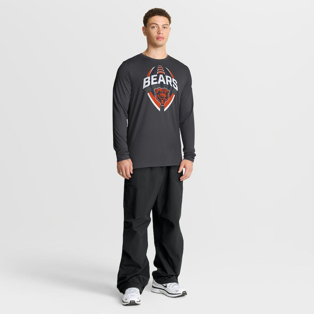 Chicago Bears Primetime Legend Icon Performance Long Sleeve T-Shirt - Anthracite - Nike
