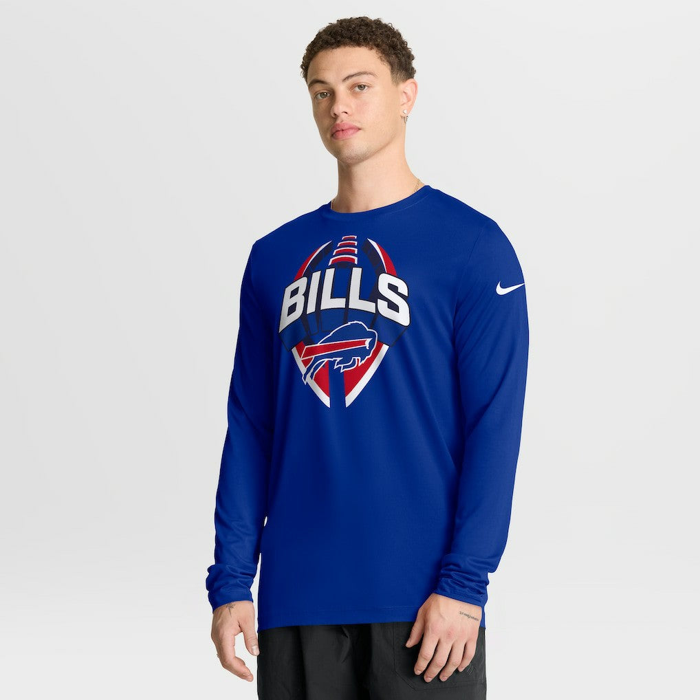 Buffalo Bills Primetime Legend Icon Performance Long Sleeve T-Shirt - Royal - Nike