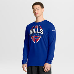 Buffalo Bills Primetime Legend Icon Performance Long Sleeve T-Shirt - Royal - Nike