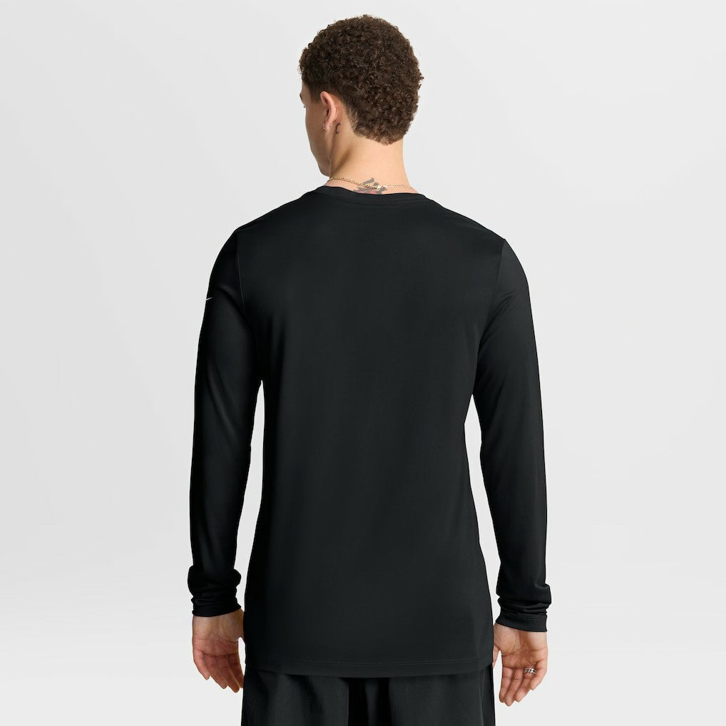 Carolina Panthers Primetime Legend Icon Performance Long Sleeve T-Shirt - Black - Nike