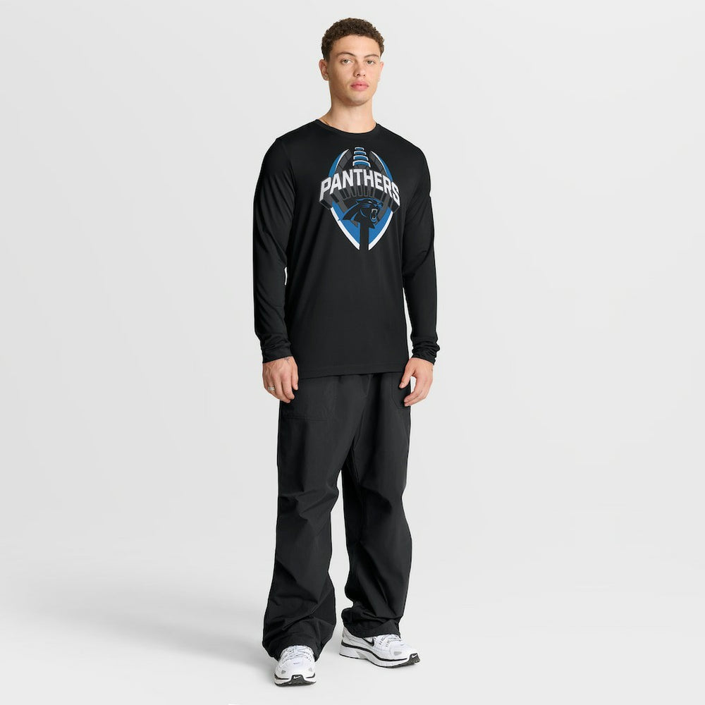 Carolina Panthers Primetime Legend Icon Performance Long Sleeve T-Shirt - Black - Nike