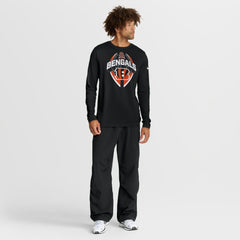 Cincinnati Bengals Primetime Legend Icon Performance Long Sleeve T-Shirt - Black - Nike
