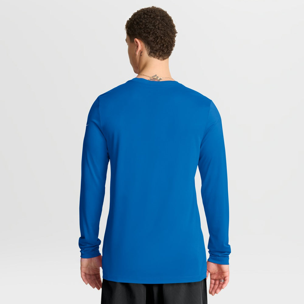 Detroit Lions Primetime Legend Icon Performance Long Sleeve T-Shirt - Blue - Nike
