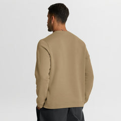 Atlanta Falcons Swing Pass Rewind Club Pullover Sweatshirt - Tan - Nike