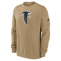 Atlanta Falcons Swing Pass Rewind Club Pullover Sweatshirt - Tan - Nike