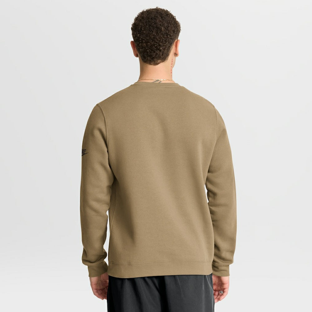 Cleveland Browns Swing Pass Rewind Club Pullover Sweatshirt - Brown - Nike