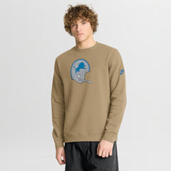 Detroit Lions Swing Pass Rewind Club Pullover Sweatshirt - Tan - Nike