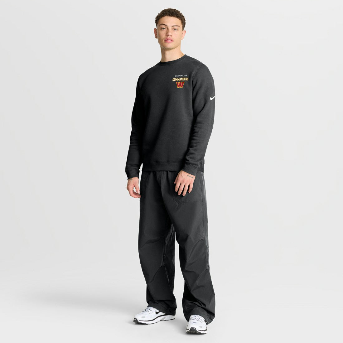 Washington Commanders Primetime Club Fleece Pullover Sweatshirt - Black - Nike