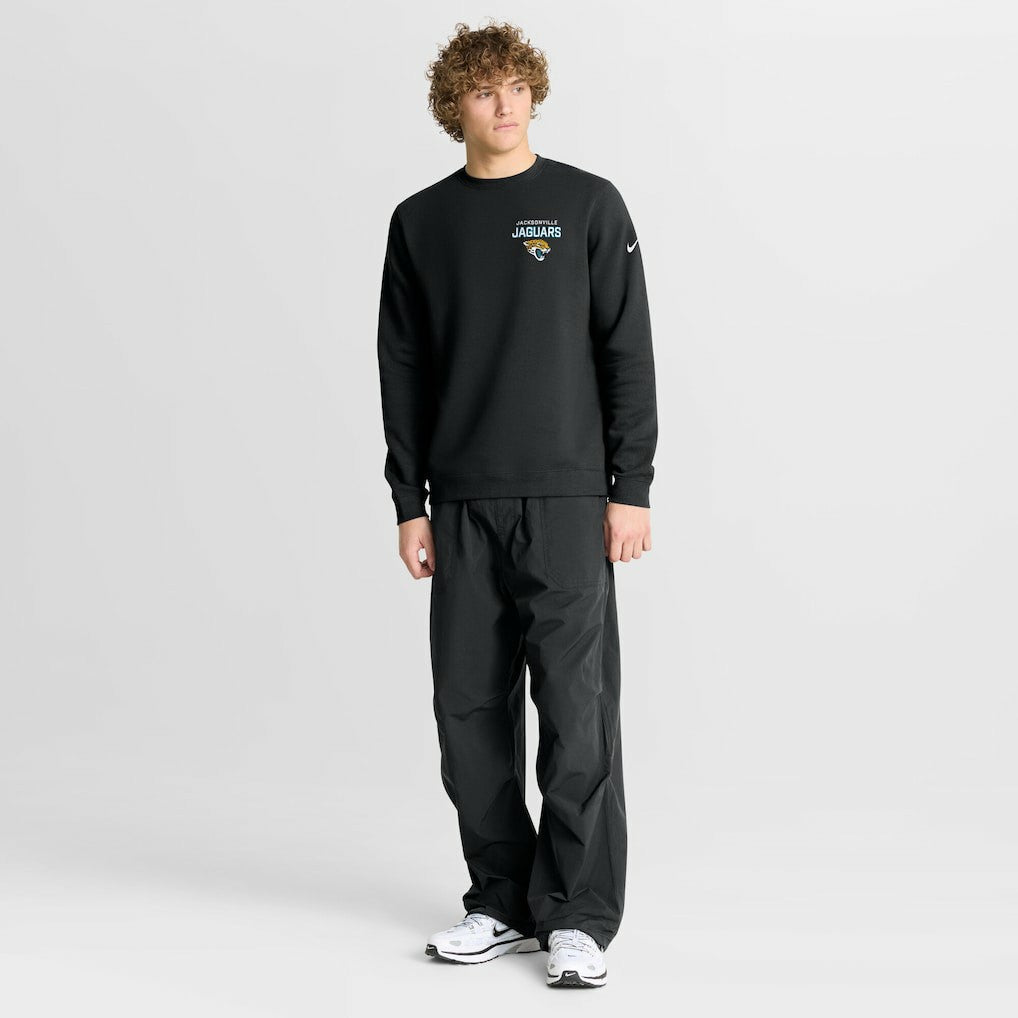 Jacksonville Jaguars Primetime Club Fleece Pullover Sweatshirt - Black - Nike