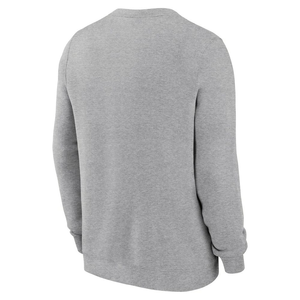 Los Angeles Rams Primetime Club Fleece Pullover Sweatshirt - Heather Gray - Nike