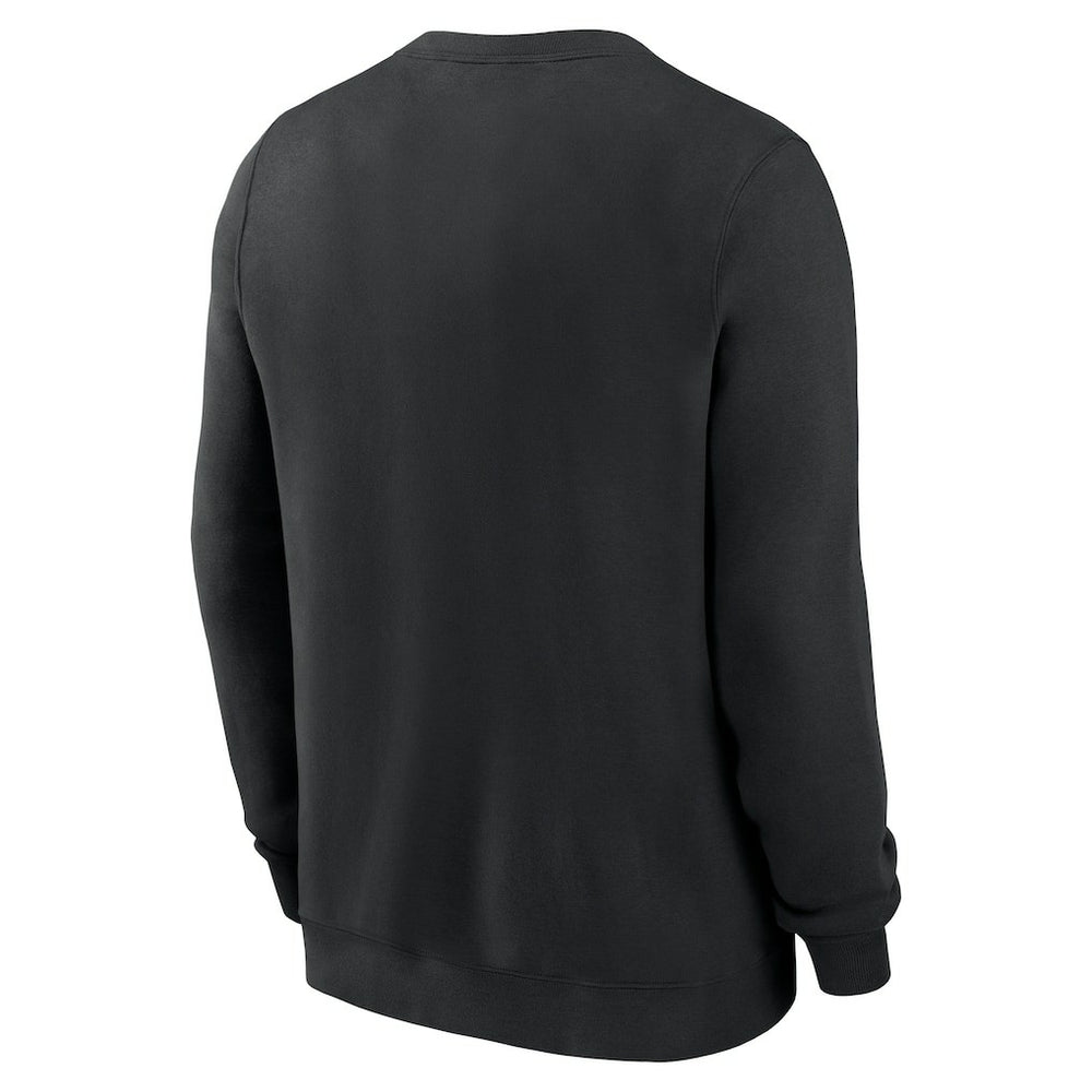 New Orleans Saints Primetime Club Fleece Pullover Sweatshirt - Black - Nike