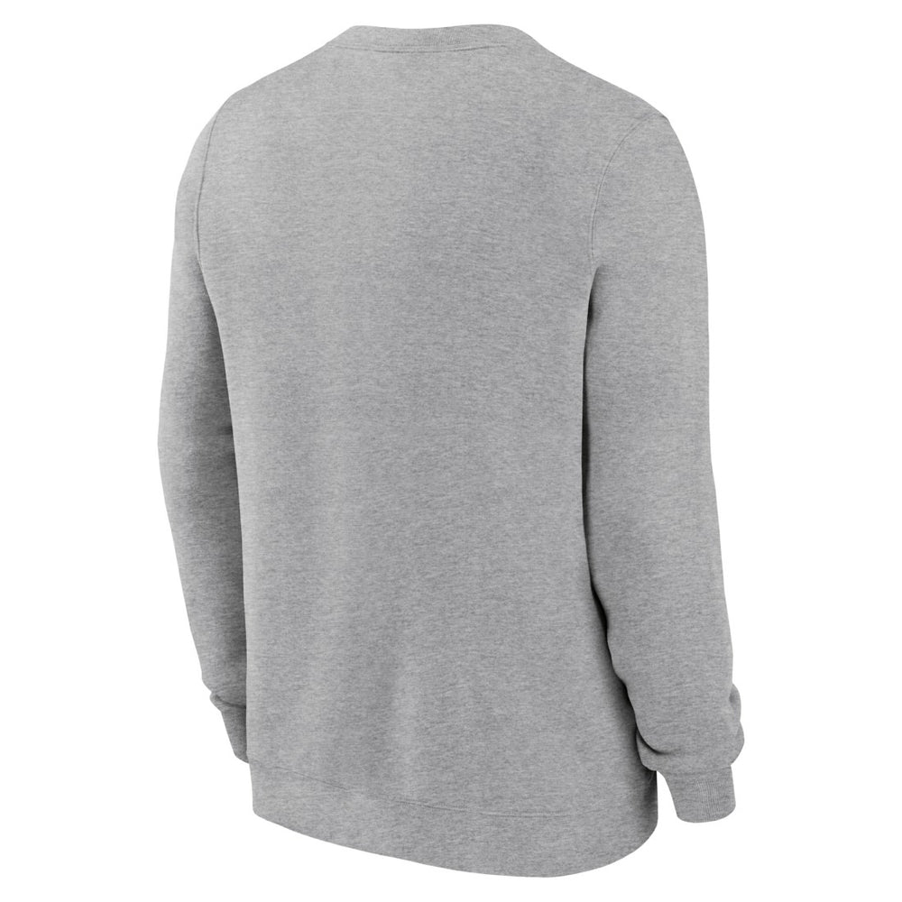 Tampa Bay Buccaneers Primetime Club Fleece Pullover Sweatshirt - Heather Gray - Nike