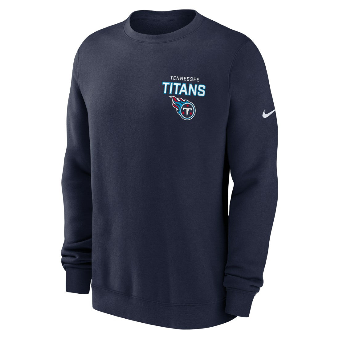 Tennessee Titans Primetime Club Fleece Pullover Sweatshirt - Navy - Nike