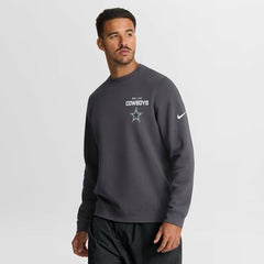 Dallas Cowboys Primetime Club Fleece Pullover Sweatshirt - Anthracite - Nike