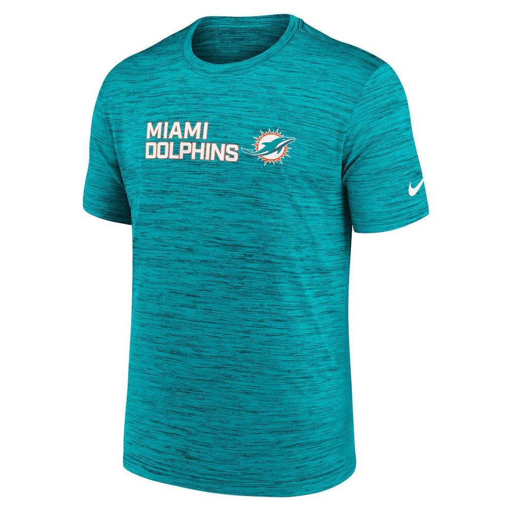 Miami Dolphins Big & Tall Primetime Reverse Play Velocity Performance T-Shirt - Aqua - Nike