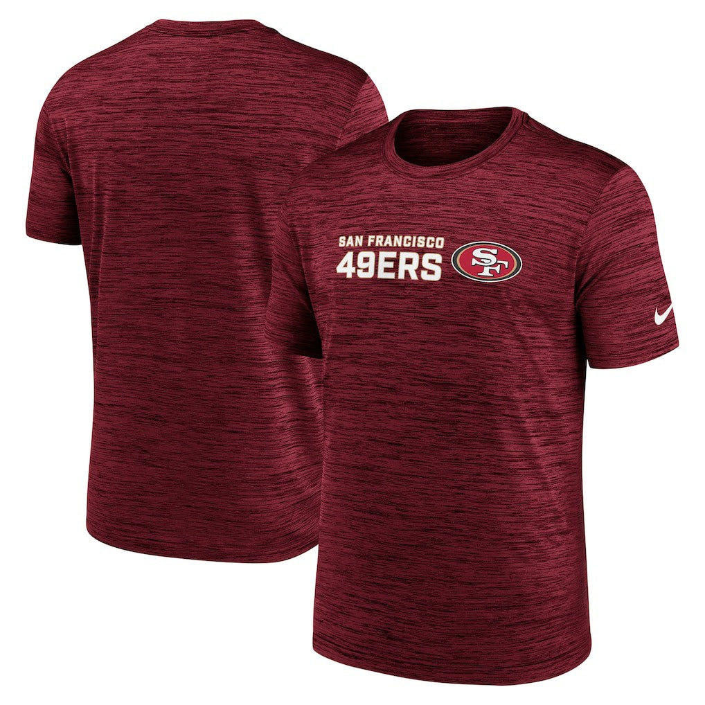 San Francisco 49ers Big & Tall Primetime Reverse Play Velocity Performance T-Shirt - Scarlet - Nike