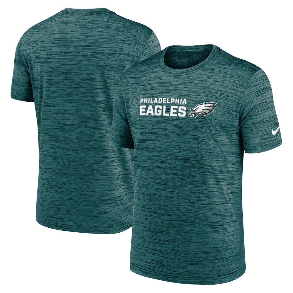 Philadelphia Eagles Big & Tall Primetime Reverse Play Velocity Performance T-Shirt - Midnight Green - Nike