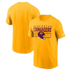 Washington Commanders Primetime Helmet Essential T-Shirt - Gold - Nike