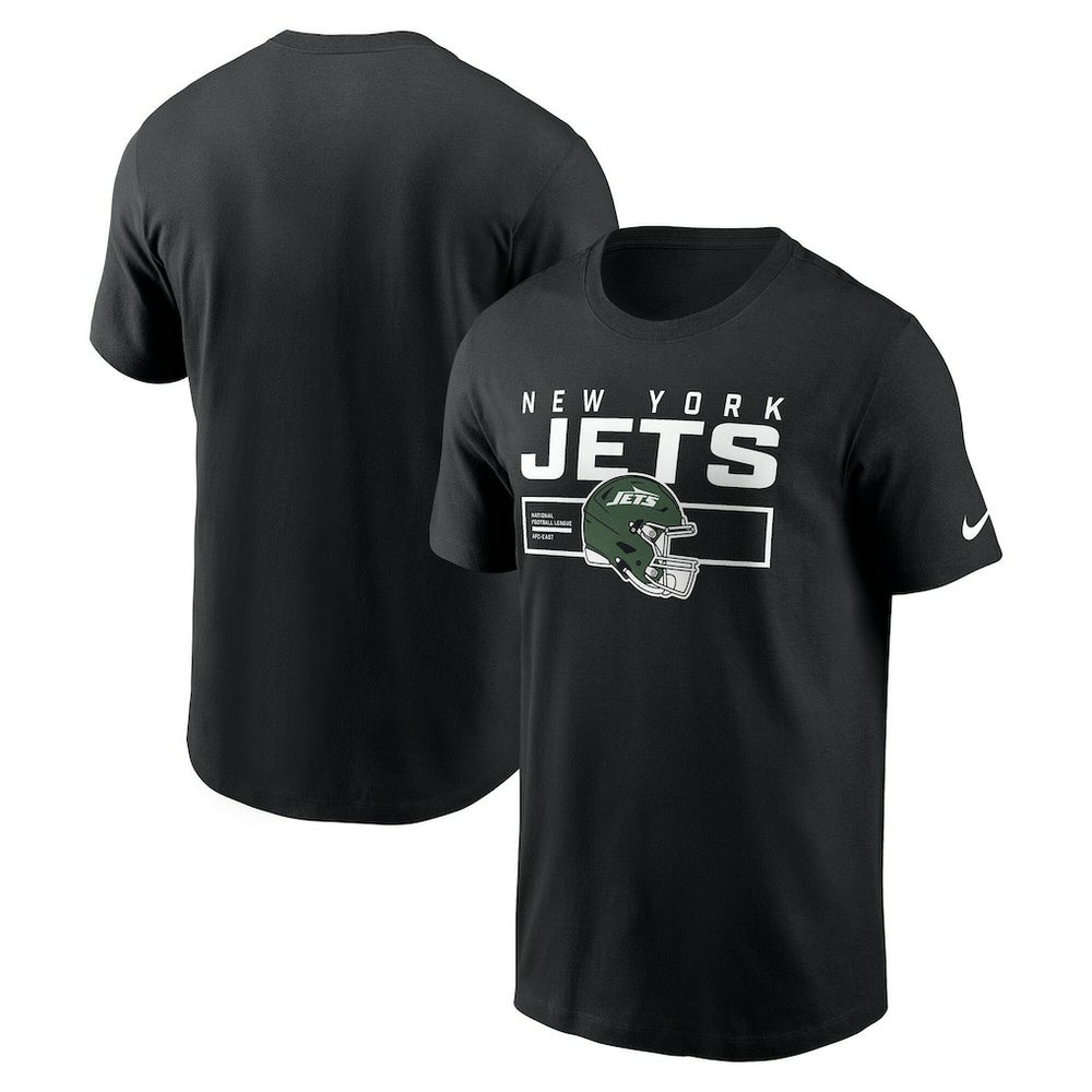 New York Jets Primetime Helmet Essential T-Shirt - Black - Nike