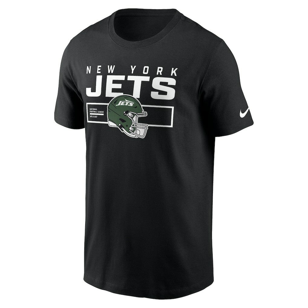 New York Jets Primetime Helmet Essential T-Shirt - Black - Nike